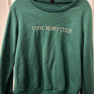 Cool Moms Club Green Sweater